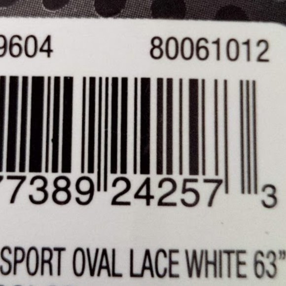New Diadora Sport Oval White Shoe Laces 63" 160 cm - Picture 6 of 7